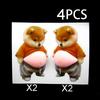 3D Shiba Inu Dog Belly Sticker, Cute Orange Apparel Shiba Inu Stickers, Kawaii Chubby Shiba Inu (Design),Silicone Self-Adhesive