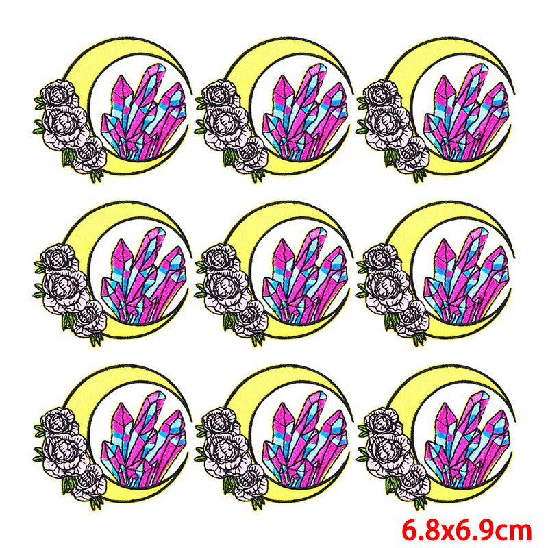 10 шт./лот, вышивка, железные нашивки для одежды, нашивки для одежды, куртки, декор, аппликация, принадлежности для шитья