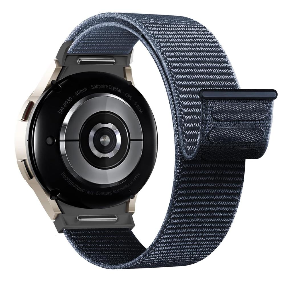 Без зазоров Ремешок Для Samsung Galaxy Watch 7 6 FE 4 Classic 5 pro 44мм 40мм 47мм 45мм Нейлоновый Loop браслет correa Galaxy Watch 7 Ремешок