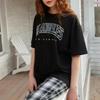 Плюс Размер Женская Летняя Мода Новый Повседневный Топ С Короткими Рукавами С Принтом