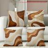 Современный узор 2D плоская печать домашнее украшение полиэстеровая наволочка, декоративная наволочка для дивана, прикроватная подушка
