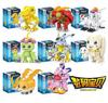 Digital Monster Model Building Blocks Brick Kit Digimon Adventure Agumon Garudamon Metal Greymon Figure Set Cartoon Toy Kid Gift