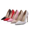 Women Shoes Pointed Thin Heel 12cm High Heels Large Size 46 Platform Heels Zapatos De Mujer