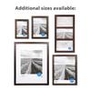 5x7 Brown Picture Frame Set of 6 Wall Mount Tabletop Display Classic Design Home Gallery Decoration
