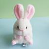 Soft And Cuddly Rabbit Plush Toy Keychain Ideal For Bags And Car Hangings