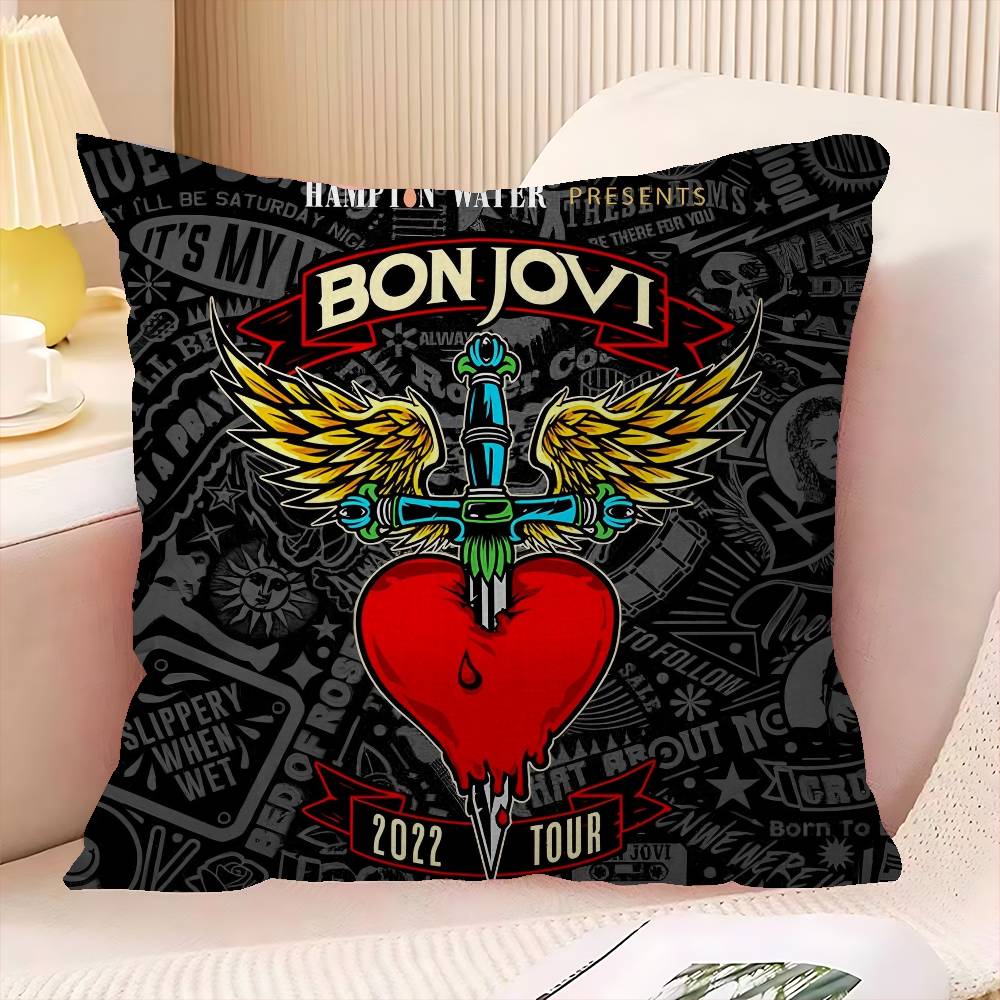 Классическая винтажная наволочка BBON JJOVI BAND с персонализацией для детской спальни декор дикой вечеринки наволочка подарок на день рождения ребенка