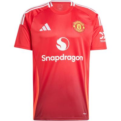 Мужские футбольные майки с короткими рукавами Manchester United 24/25 Home Fan Edition красные IU1397
