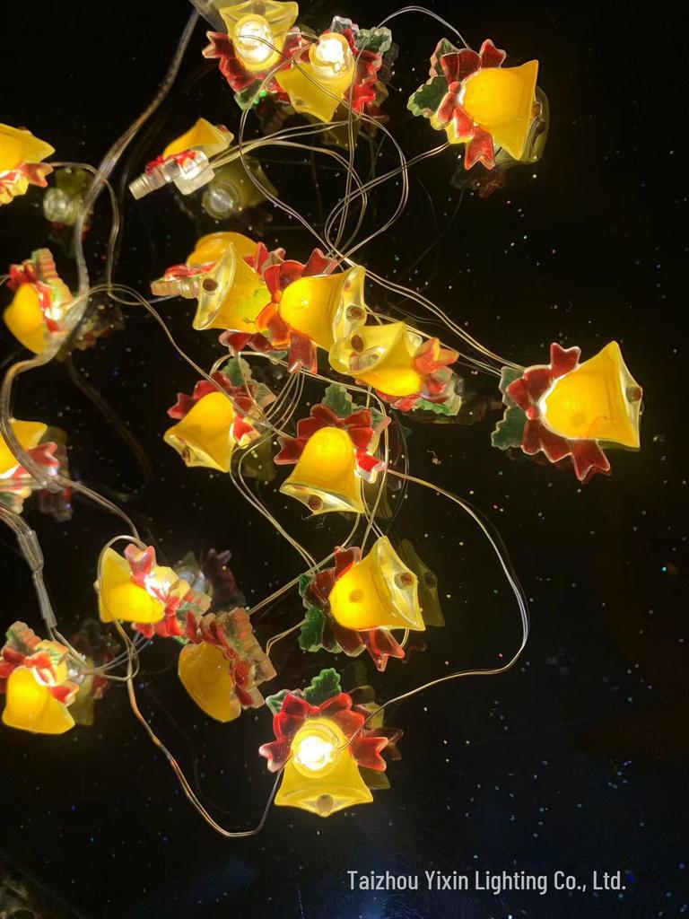 Светодиодное рождественское украшение: Гирлянды из медной проволоки в виде снеговика и оленя в черной шапке для сада, балкона, фонарей.