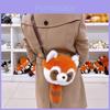 Мультяшный енот Ailurus Fulgens Детская сумка через плечо с плюшевой игрушкой для девочек и дошкольного возраста