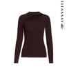 ELLASSAY Women's Merino Wool Hollow-Out Knit Sweater