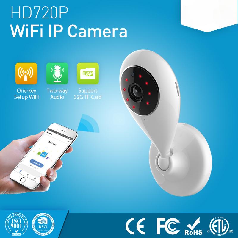 Tuya WiFi Внутренняя IP-камера Беспроводная Умная Мини-камера безопасности с HD-видео, Обнаружением движения и Удаленным просмотром