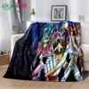 Saint Seiya 3D Printed Art Fleece Blanket for Beds Hiking Picnic Thick Quilt Bedspread Fleece Throw Blanket Picnic Blanket