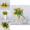 Artificial Small Daisy Flower Arrangement With Handcrafted Technique For Event And Home Use