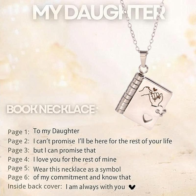 Подвеска-кулон «Любовное письмо» из титановой стали для пар - Цепочка для ключицы для девушек.