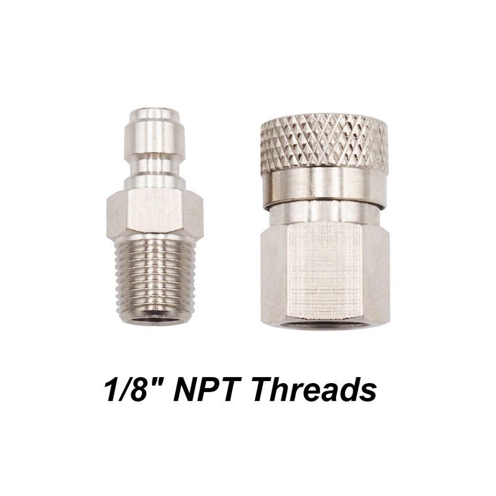 PCP Quick Disconnect Male & Female Set 8mm 1/8 Npt Thread Accessories