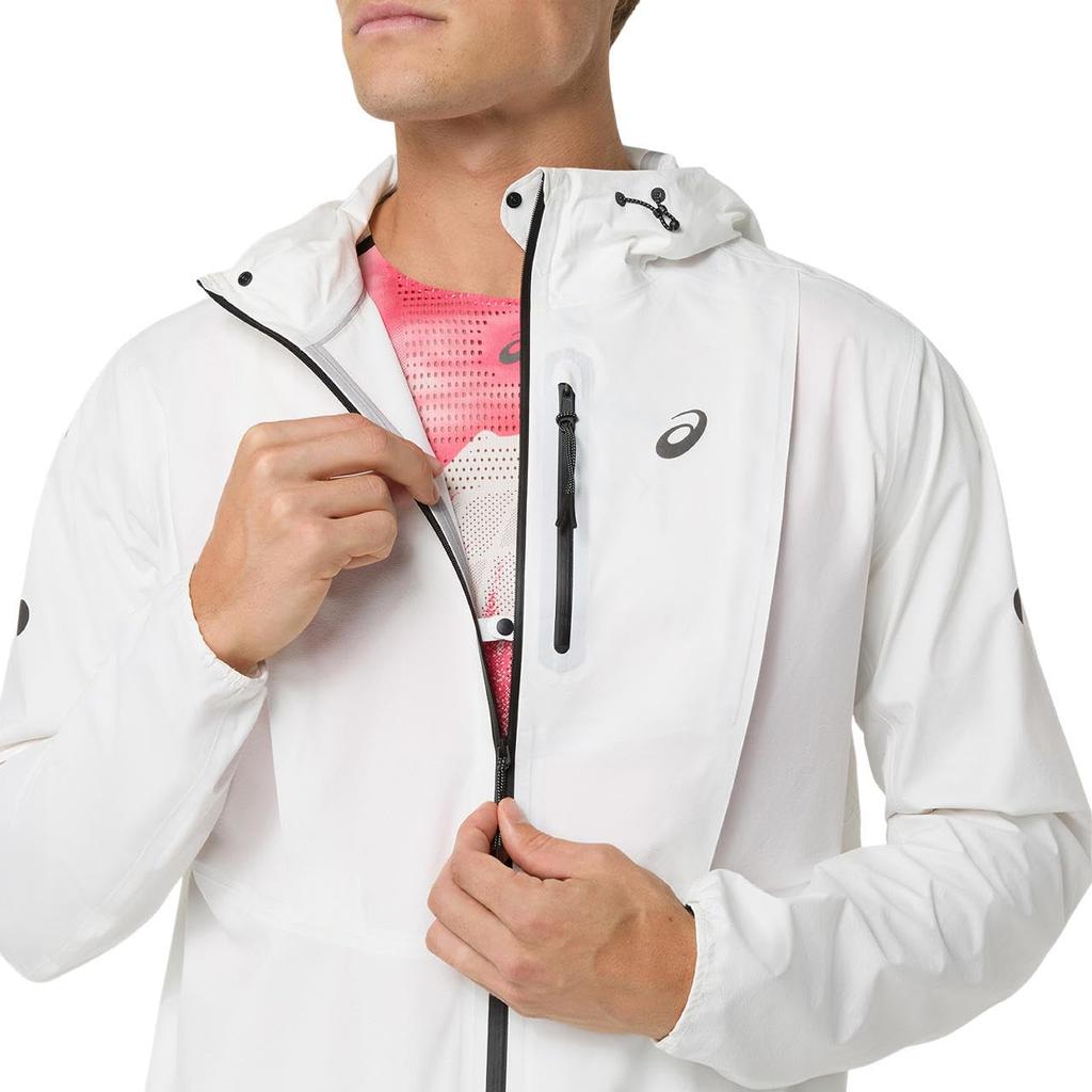 ASICS Running Wear FUJITRAIL ELITE Waterproof Jacket 2011D583 100 L Men's Cream