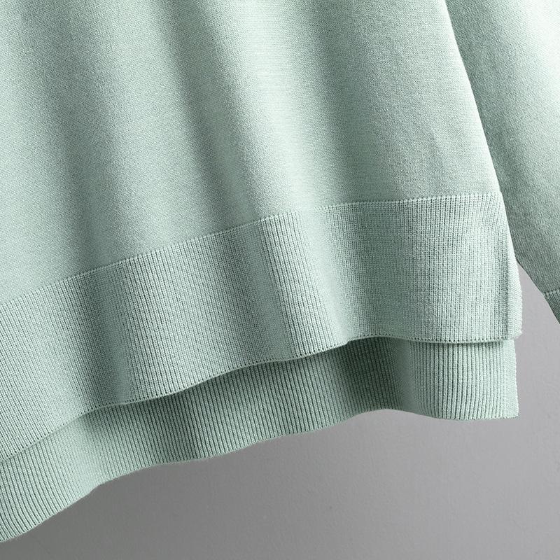 Autumn and Winter Women's Sweater Set Fashion Loose Casual Long-sleeved Sweater Pants Two-piece Set