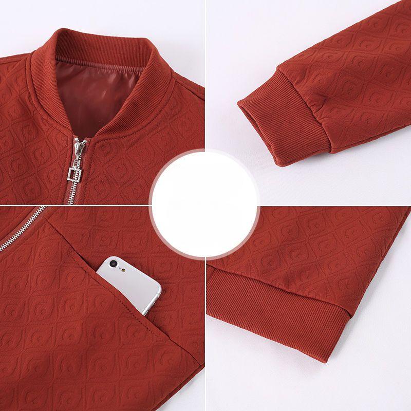 Модная и универсальная короткая куртка для женщин, повседневная бейсбольная куртка на весну и осень с шикарным видом