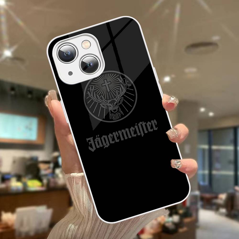 Hot J-JaegermeisterS For IPhone 14 13 12 Mini 11 Pro XS Max X XR 14 Plus Tempered Glass Cover