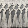 Cotton Material Tassel Trim Ribbon Boho Style Macrame Tassel Ribbon  For DIY Craft