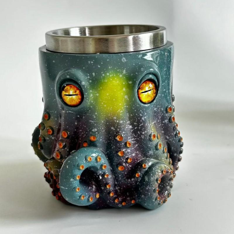 Resin Shark Coffee Mug Novelty Desk Decor Collectible Figurine Gift Men Women Office Home