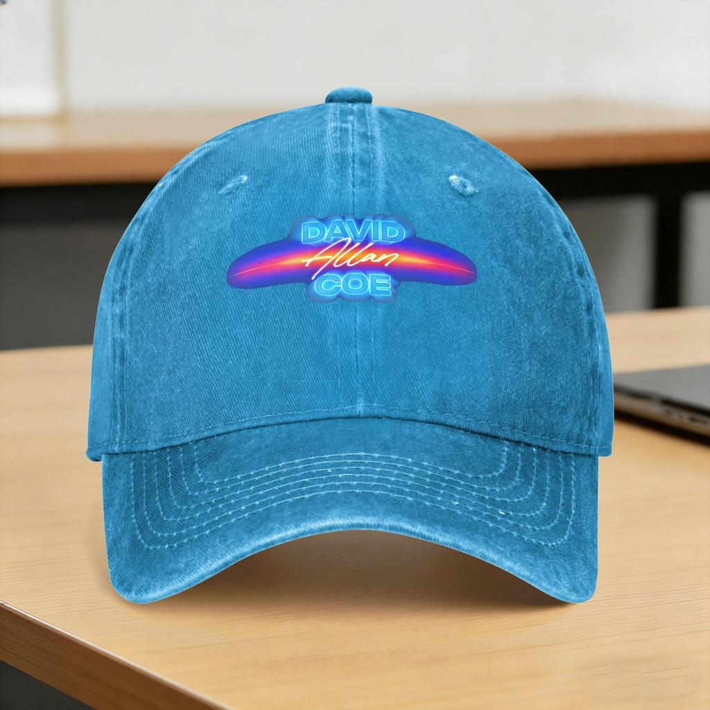 Washed Baseball Cap David Allan Coe Summer Trucker Hat For Couple Women  Streetwear Hunting Camping Sun Baseball Caps