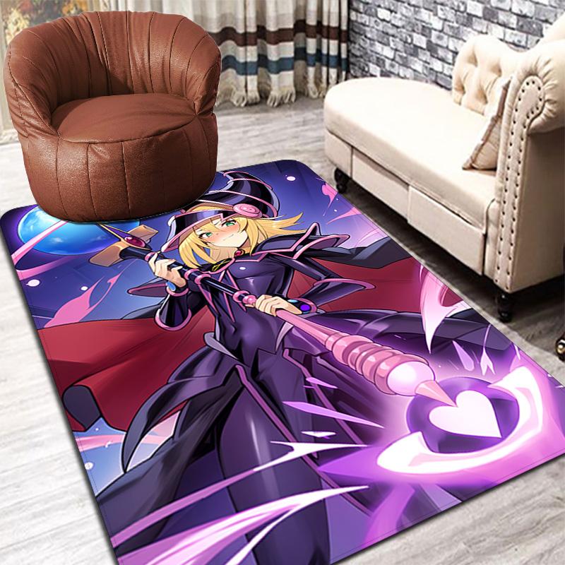 Dark Magician Girl Rug Floor Mat for Living Room or Bedroom Soft and Comfortable Carpet a Gift for Birthday and Holiday.NFF0928637