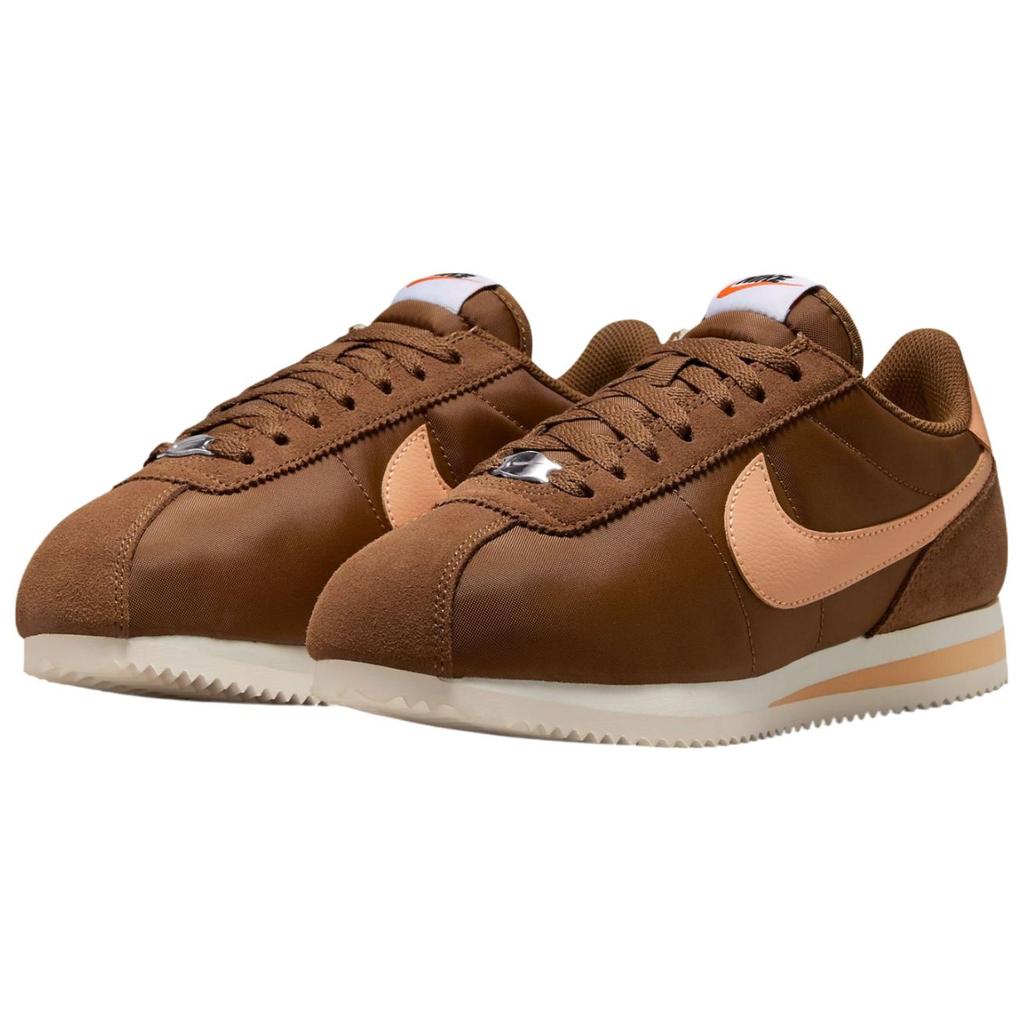 Nike Cortez Textile Light British Tan Женские кроссовки Коричневый Парус Оранжево-Меловой DZ2795-202