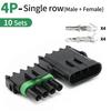 10 Sets Delphi GM Automobile Connector 1/2/3/4/6P 2.5 Series Electric Waterproof Harness Plug Terminal 12015792 12015793