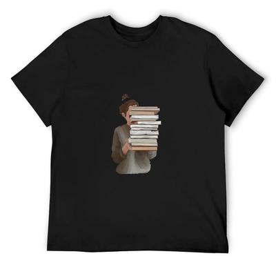 Футболка Книжный червь летняя рубашка винтажная одежда футболки одежда аниме мужские хлопковые футболки