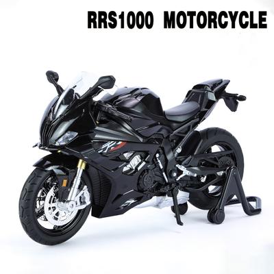 1/12 BMW S1000RR литой под давлением модель мотоцикла игрушечная коллекция автомобилей внедорожный мотоцикл игрушки со звуком и светом
