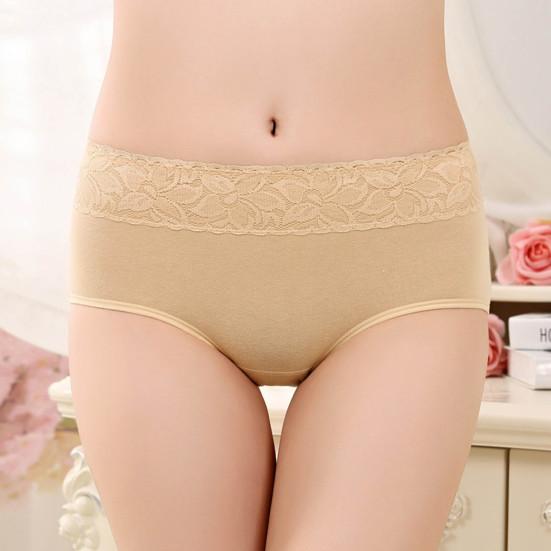 Trendy Physiological Panties Pure Colors Female Patchwork