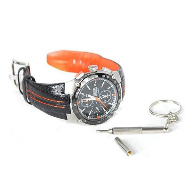 2 * Repair Keychain Screwdriver Tool Flat Head Screwdriver Multifunctional Keychain