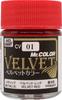 Color Velvet Color Series Velvet Red Metallic 18ml Model Paint CV01 Mr.