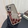 Ретро цветок подходит для чехла для мобильного телефона Apple 17 16promax полноразмерный 15 противоударный 14 наждачный 13 защитный чехол 11