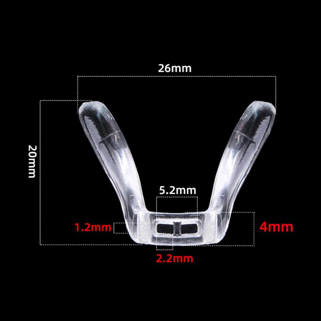 Седловидная перемычка для очков, подушечка для носа, силиконовая U-образная форма для очков, очков