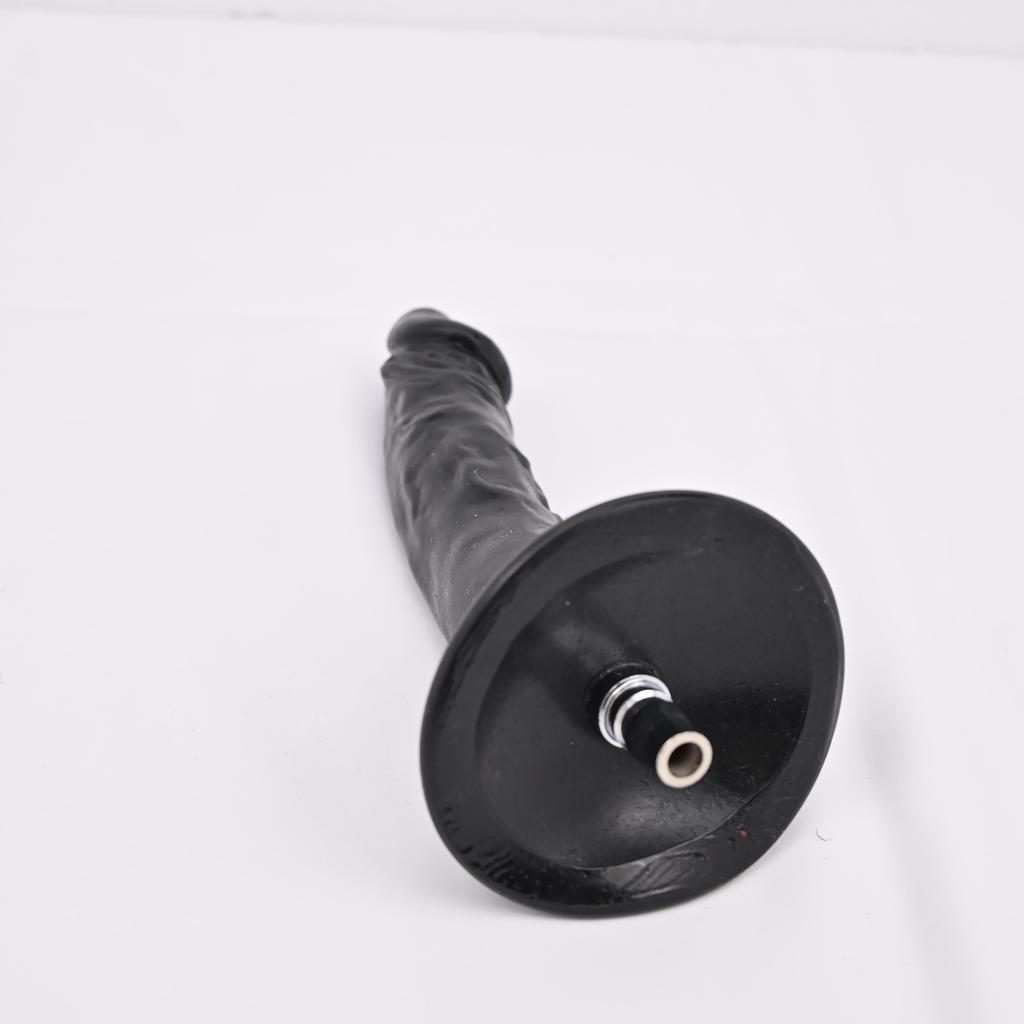 Sex Machine Attachment ROUGH BEAST 7.28" Black/Flesh Dildo for Sex Machine Vac-u-lock Love Machine Attachment Anal Plug Adult Sex Toys