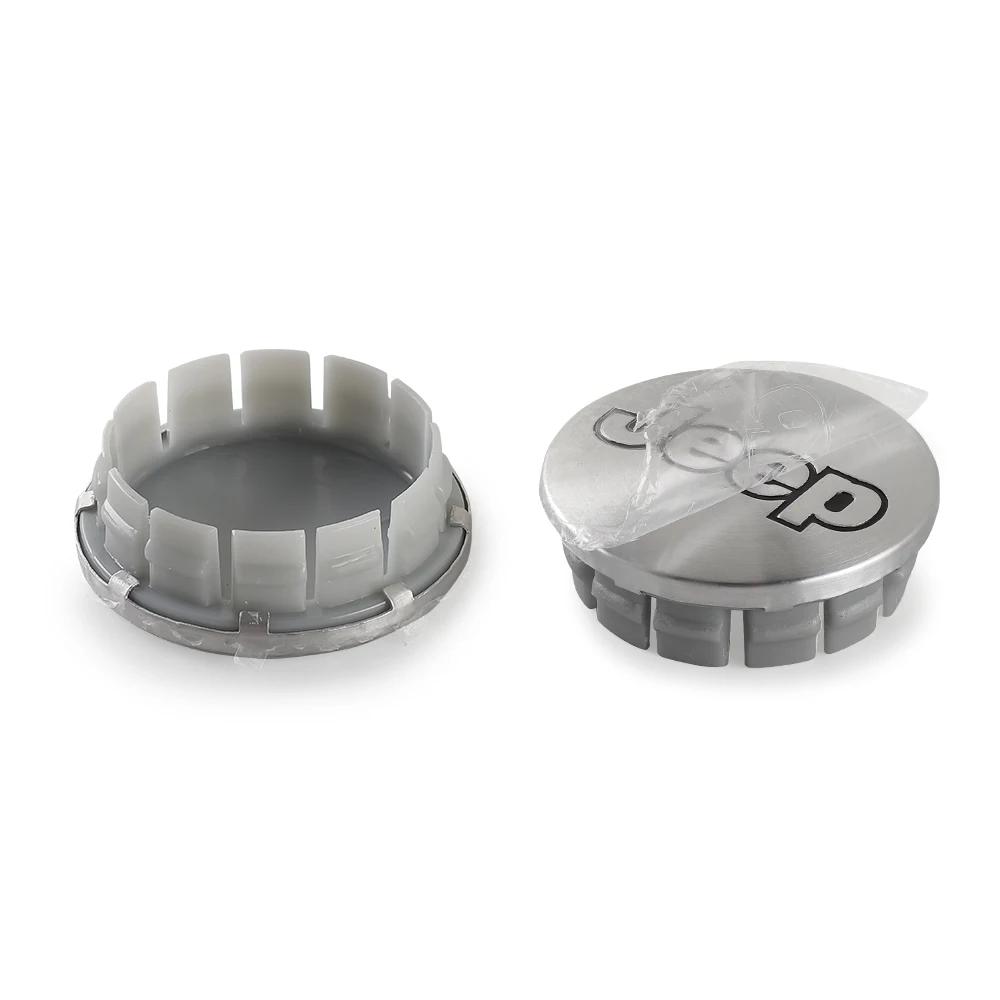 For Jeep 4pcs Car Styling Hub Caps Cover Car Wheel Center Wheel Hubcaps Accessories For Jeep Renegaed Compass Grand Cherokee