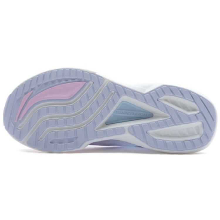 Li Ning Super Light 17 Низкие Беговые Кроссовки Женские Сине-Розовые ARBQ002-6
