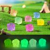 Cute Luminous Little Sheep Figurines Adorable Micro-landscape Decorative Accessoriesand Mini Ornaments
