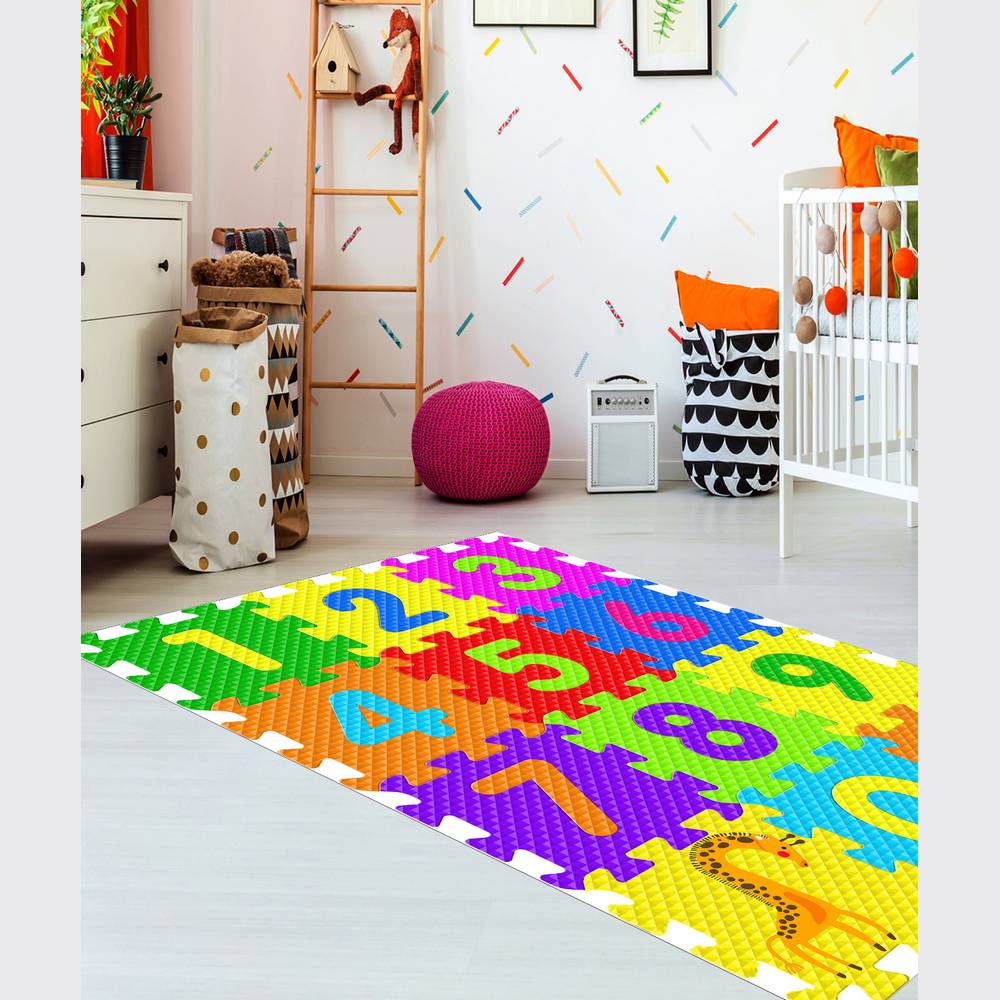 Mosimoso Home H934 Dot Sole Digital Printed Carpet