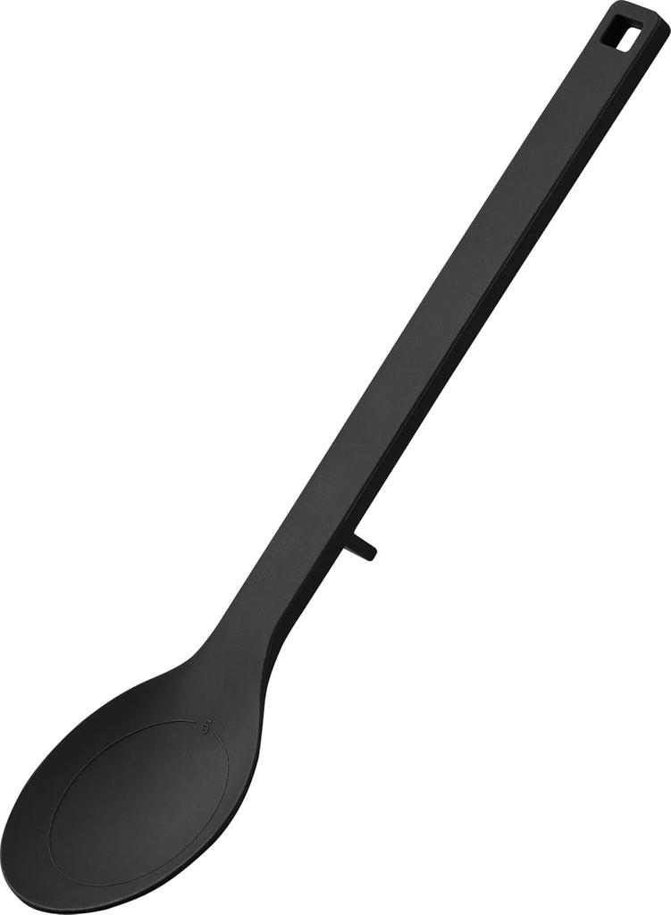 Силиконовая кухонная ложка Yamazaki S Черная Ш5.5 Г2.5 В25см Tower Безопасна для посудомоечной машины