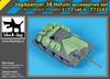 Black Dog 38 истребитель танков Hetzer набор аксессуаров смоляные военные детали HAUT72162 1/72 (для Веспида) (танк)