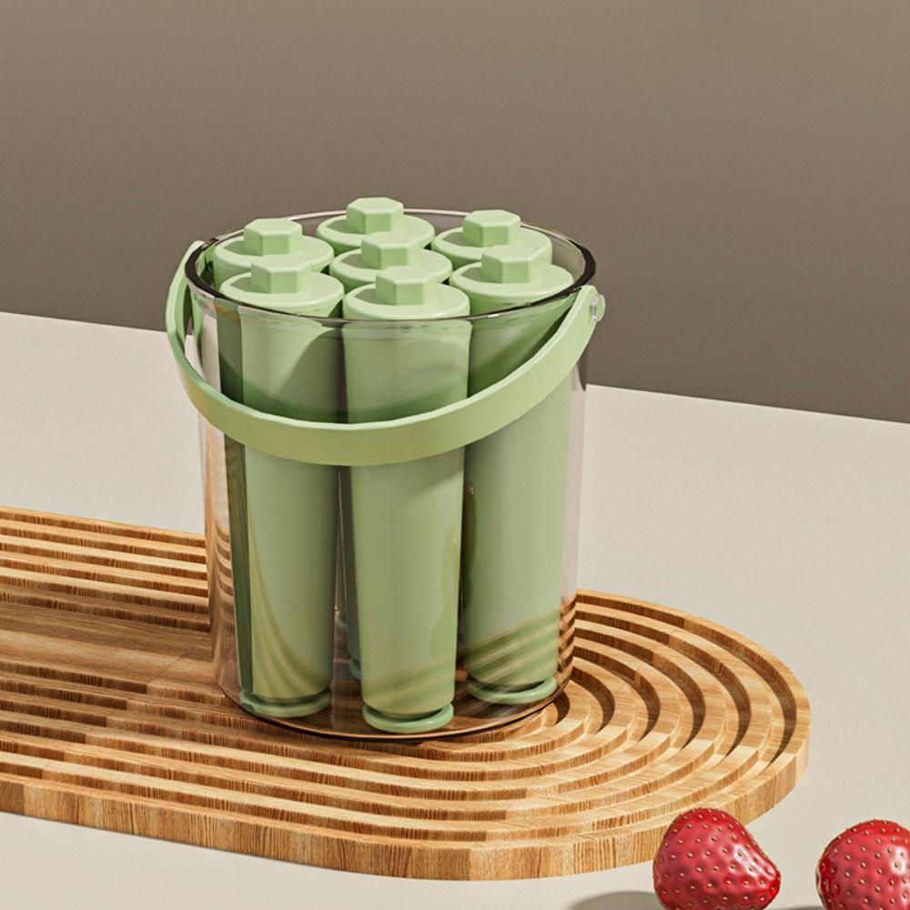 Easy Demold Long Ice Tray 7 Cavity Ice Cube Maker Durable Ice Cream Molds Frozen Treats