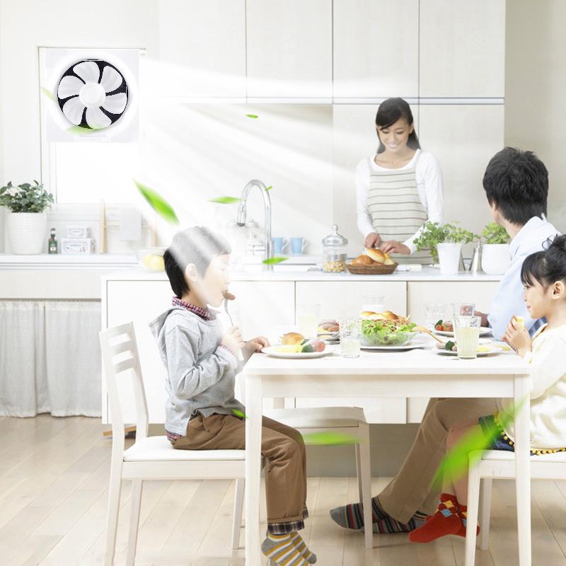 Silent High Suction Kitchen Range Hood & Bathroom Louver Exhaust Fan