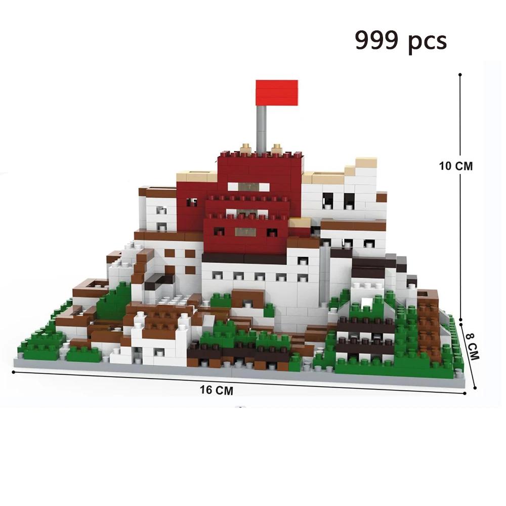 KNEW BUILT Potala Palace 3D Plastic Model Construction Building Blocks for Adults Available in 3 Sizes for Varied Skill Levels