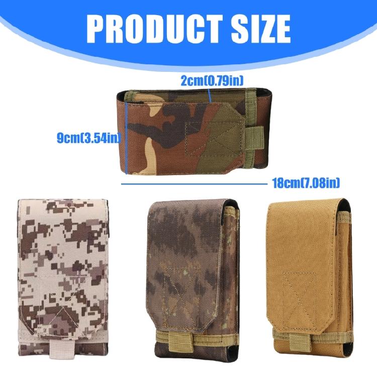Outdoor Belt Pouch 6Inch Phone Holder Bag Waterproof Oxford Fabric Waist Pack For Photographers and Adventurers