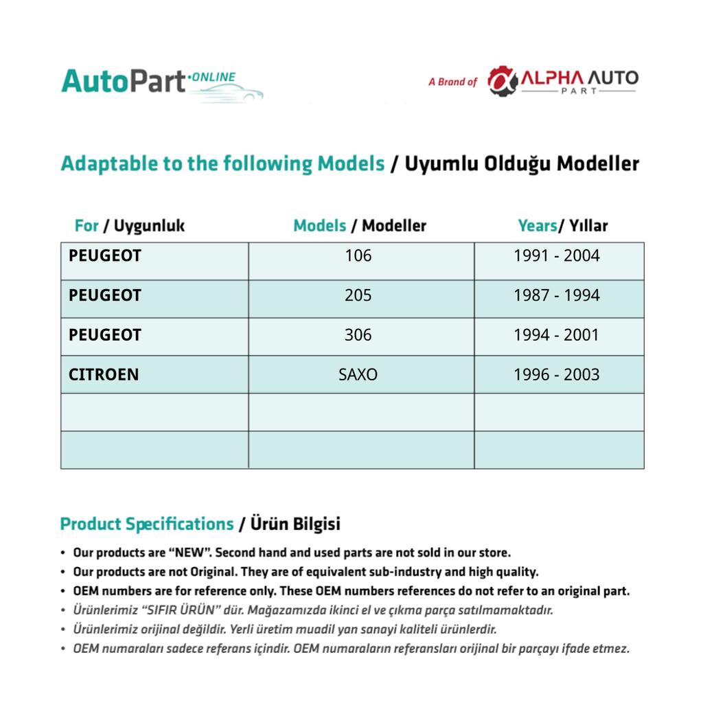 Для Peugeot 106205306, Форсунка стеклоочистителя Citroen Saxo 2 в 1
