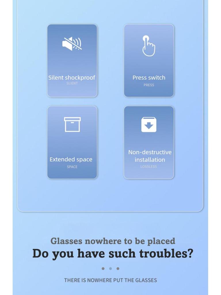 Car Sun Visor Eyeglasses Case & Card Holder