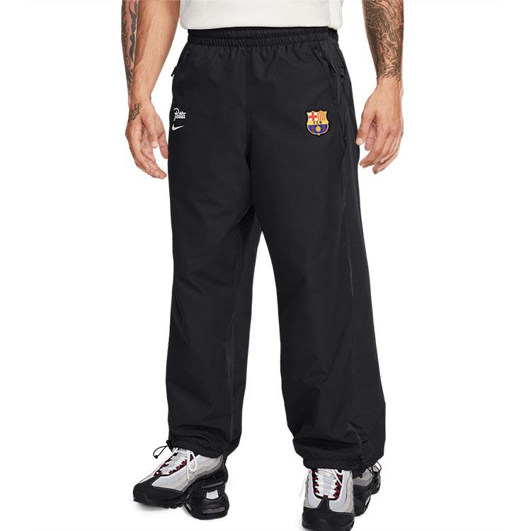 Nike Спортивные брюки FC Barcelona x Patta, черные мужские брюки FQ4278-010